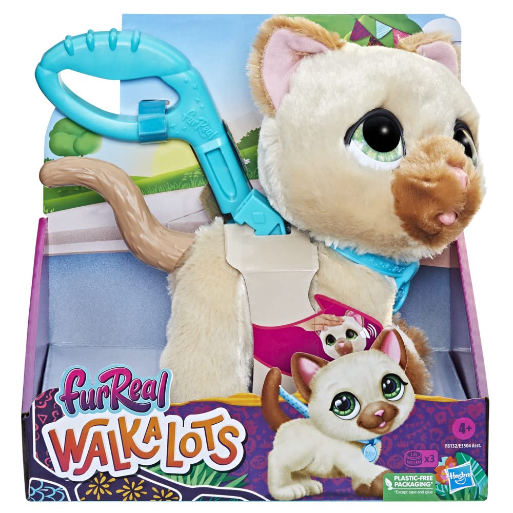 FurReal Friends Pisica interactiva Walkalots, 4+ ani