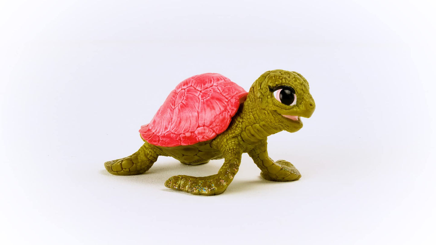 Schleich BAYALA 70759 Figurina de jucărie Țestoasă Roz Safir - Creatură marină pentru copii de la 5 ani, 2.1 inch