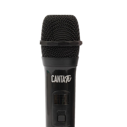 Microfon Bluetooth Canta Tu, Microfon Karaoke, Rază de acțiune 10 metri, conexiune simplă, design unic, frecvență 2402 MHz-2480 MHz, calitate excelentă a sunetului, ideal pentru karaoke.