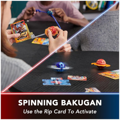 BAKUGAN Pachet Ultimate 6, Special Attack Dragonoid, Nillious, Mantid, Octogan, figurine de acțiune personalizabile cu rotație, jucărie pentru băieți și fete