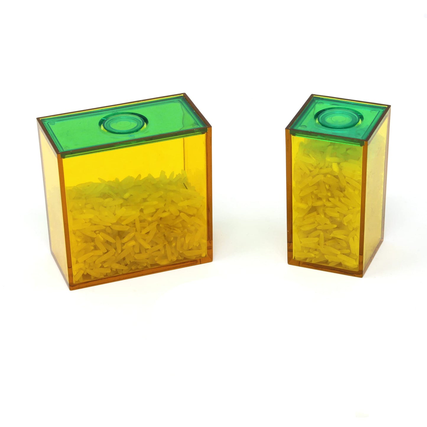 Learning Resources Relational GeoSolids Set de corpuri geometrice 3D transparente pentru învățarea volumului de la 8 ani