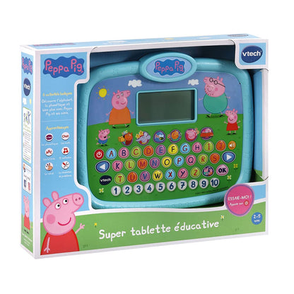 VTech - Peppa Pig - Super Tableta de Învățare, Tabletă pentru Copii - 2/5 Ani - Versiune Franceză