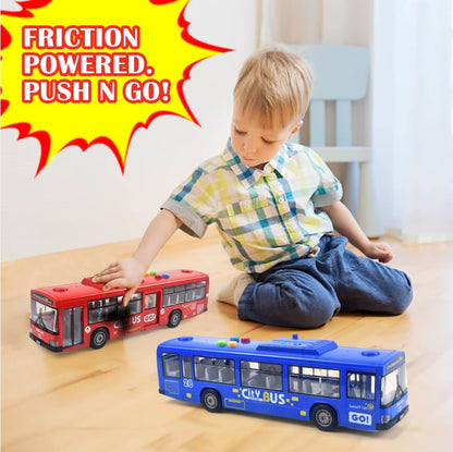 Cemirk Autobuz jucarie cu lumini si sunete