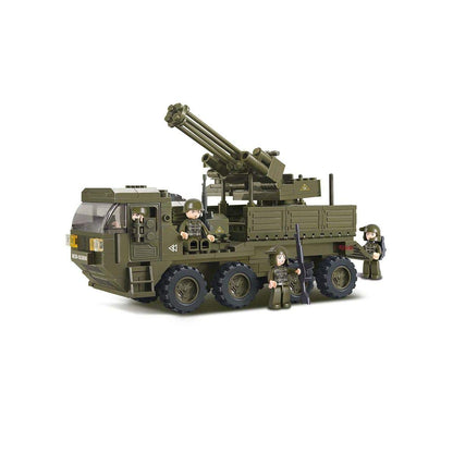Sluban M38-B0302 Set de construcție tun antiaerian mobil 306 piese pentru copii de la 4 ani