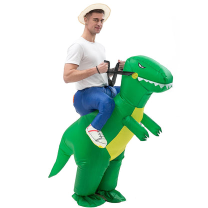 IRETG Costum dinozaur gonflabil pentru adulți