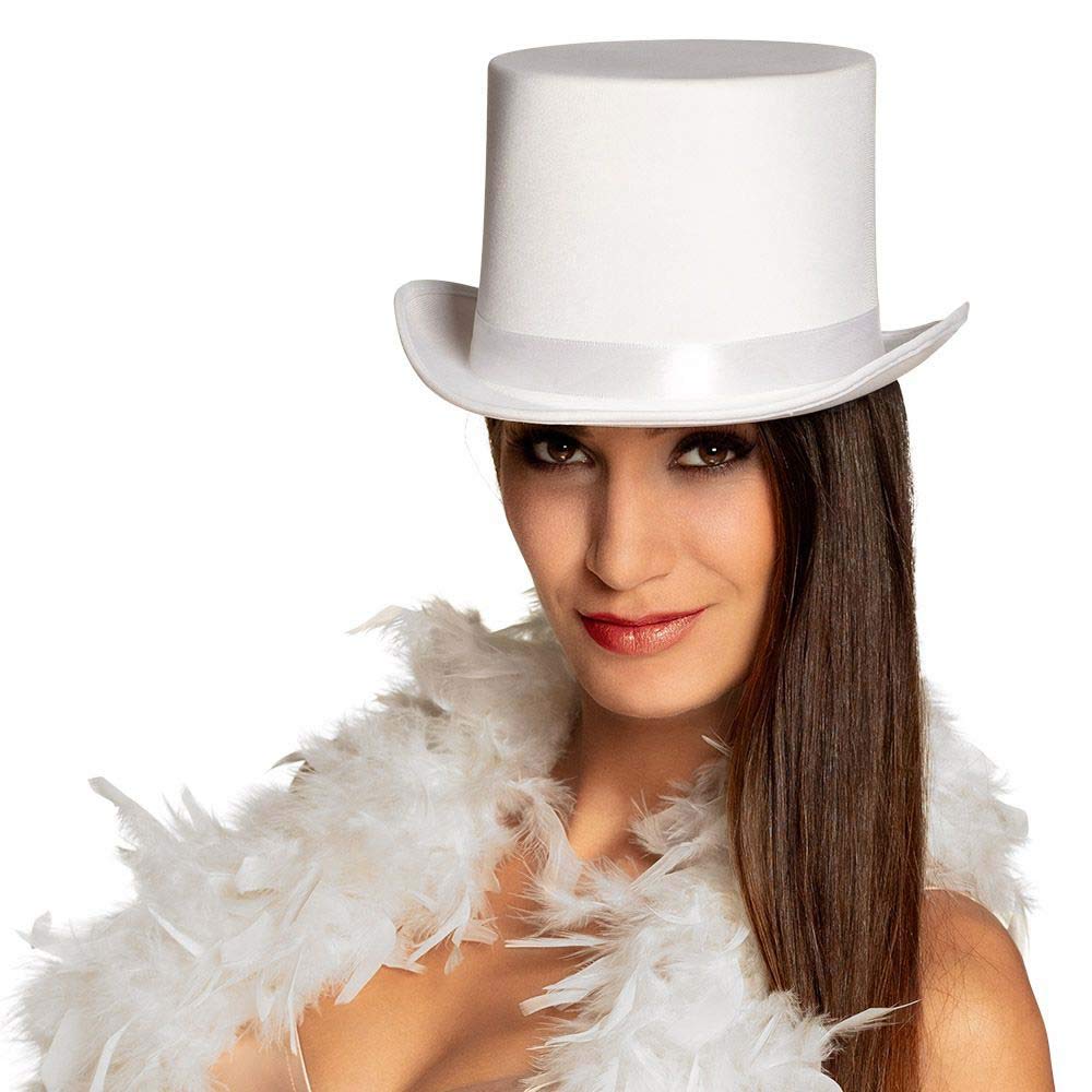 Boland - Pălărie Gala, cilindru, bandă decorativă, elegantă, fetru, anii '20, Gatsby, carnaval, Halloween, petrecere tematică, costum, teatru
