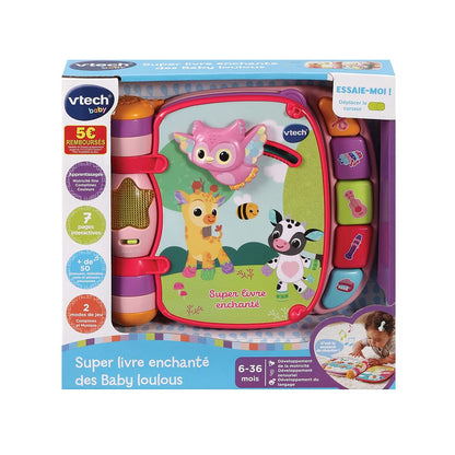 Vtech Super Carte Fermecată Loulous, 6-36 luni (FR)