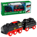 BRIO Tren cu Aburi cu baterii, efecte abur