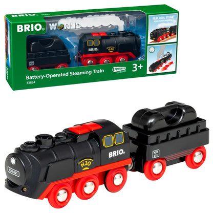 BRIO Tren cu Aburi cu baterii
