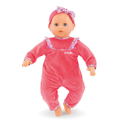 Corolle 9000150060 - Păpușa Mon Grand Poupon Lila Chérie 42cm, Păpușă Franceză cu Farmec și Aromă de Vanilie