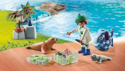 PLAYMOBIL myLife 71448 Set de joacă cu animale 4+ ani
