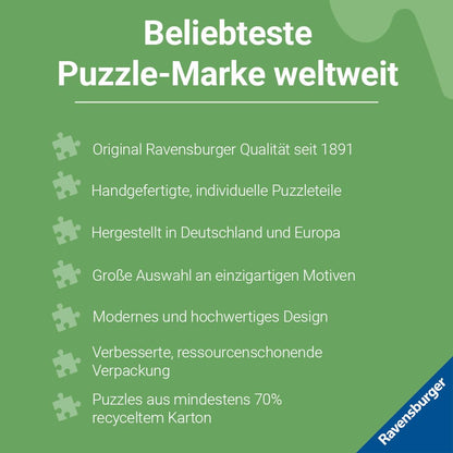 Puzzle Ravensburger Encanto - 1000 piese pentru adulți și copii de la 14 ani, cadou Disney