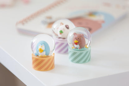 NICI 61824 Glob zăpadă Angy 6,5 cm, lila