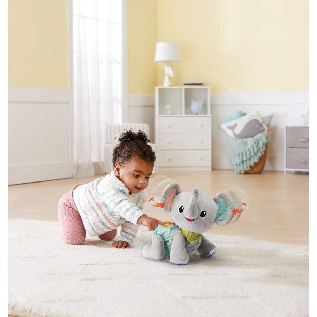 VTech Baby Elefant Interactiv Pluș, 9-36 luni