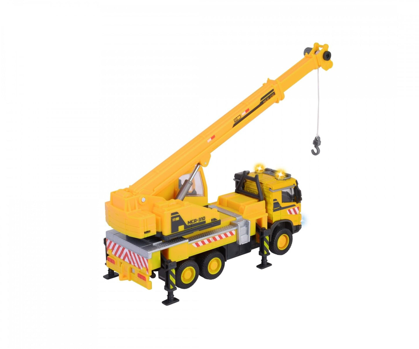 Majorette Camion cu macara Volvo, lumini si sunete, 3+ ani