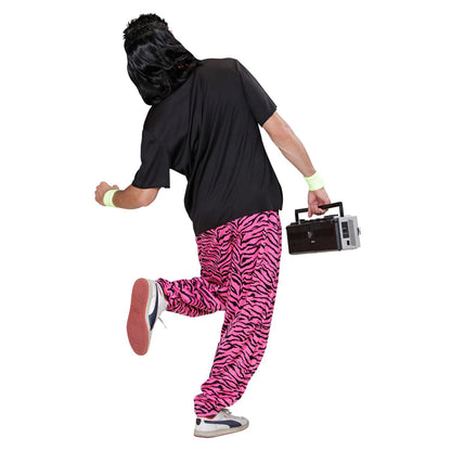 Costum de petrecere WIDMANN MILANO - Outfit anii '80, T-Shirt și pantaloni largi, costume de carnaval, petrecere Bad Taste