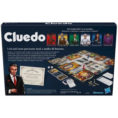 Cluedo Clasic Refresh (Joc în cutie, Hasbro Gaming), pentru copii și fete de la 8 ani, Cluedo revizuit pentru 2-6 jucători, jocuri de mister și investigație pentru familie.