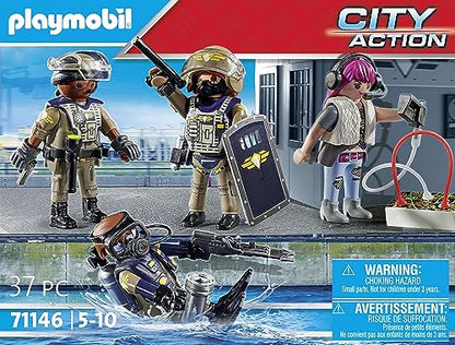 PLAYMOBIL City Action 71146 Forțele Speciale - Set de Figurine