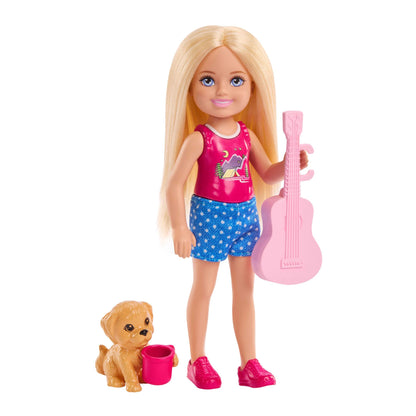 Barbie Chelsea Aventură în Natură Set de Joacă, 5+ accesorii