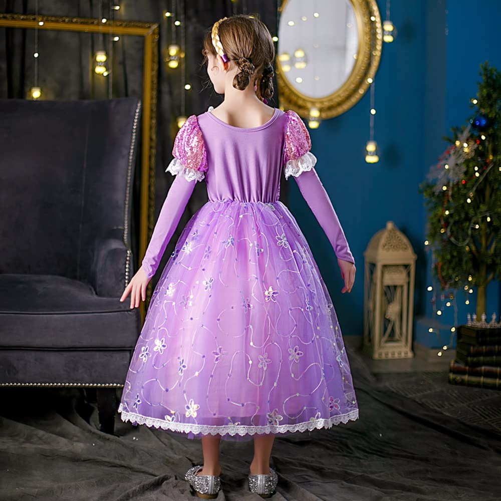HEYOUTH Costum Printesa Regina Ghetei, 8 piese, 100 cm