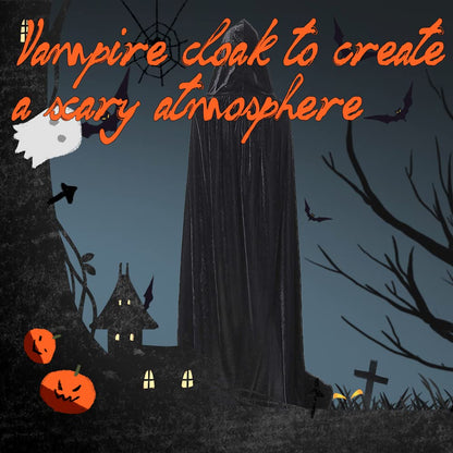 Hillylolly Pelerina vampir cu gluga, Halloween