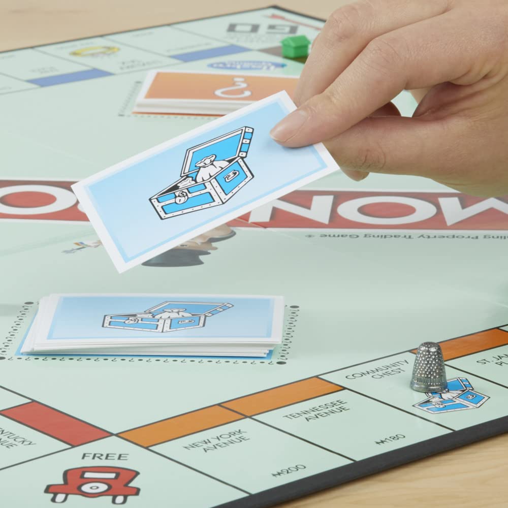 Monopoly Joc de societate clasic, 2-6 jucători, 8+ ani