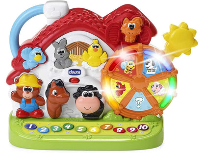 Chicco 00009604000040 Noua Ferma Sonora Bilingvă, colorată, 33 x 9,5 x 23 cm