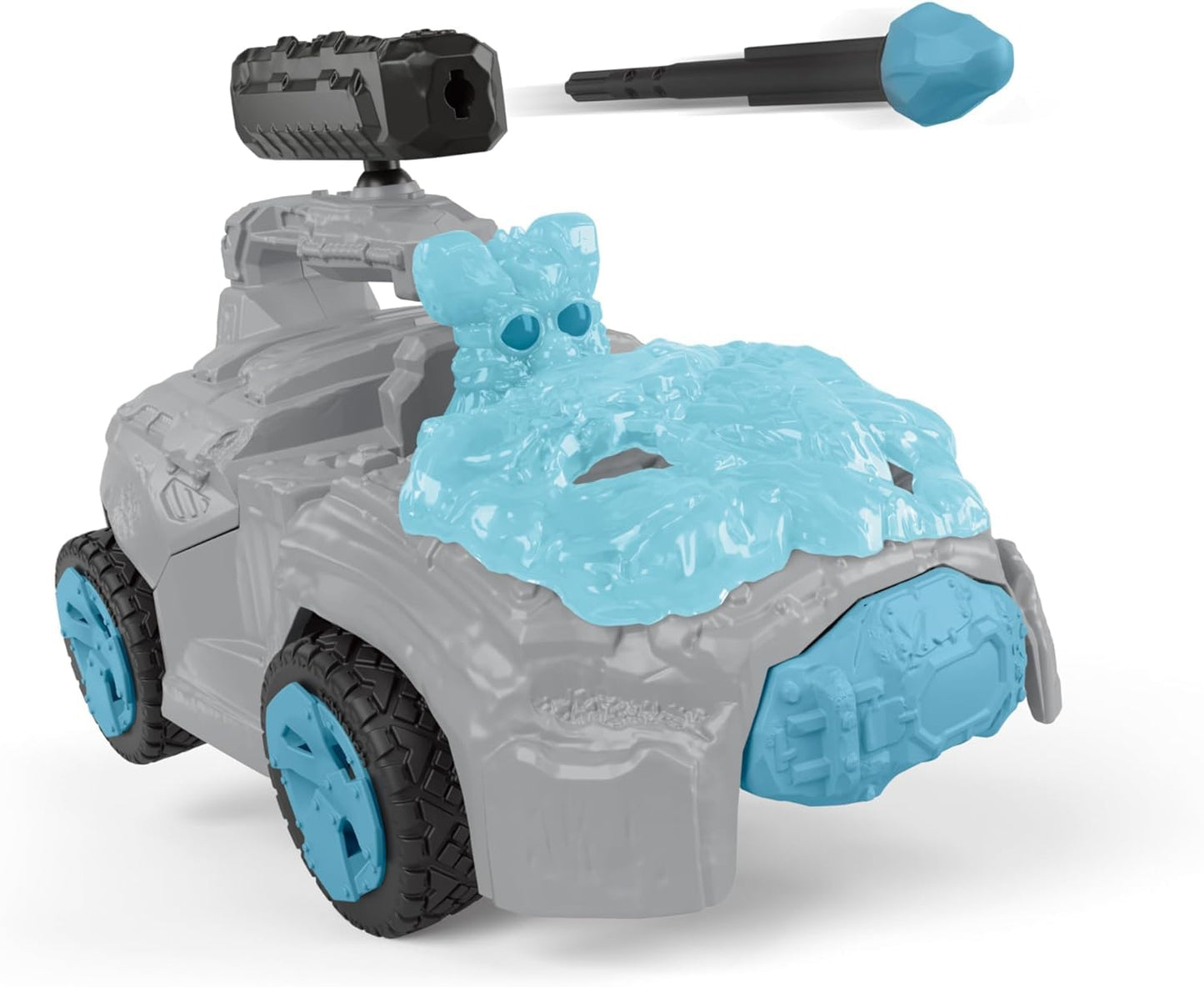 Schleich 42669 Eis-Crashmobil cu Mini Creature, 7 ani+, ELDRADOR CREATURES - Set de joc, 17 piese