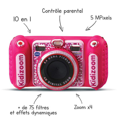 VTech Kidizoom Duo DX Cameră pentru copii, roz