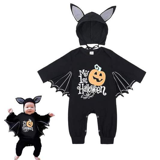 SPERMUOY Costum liliac Halloween bebeluși, salopetă