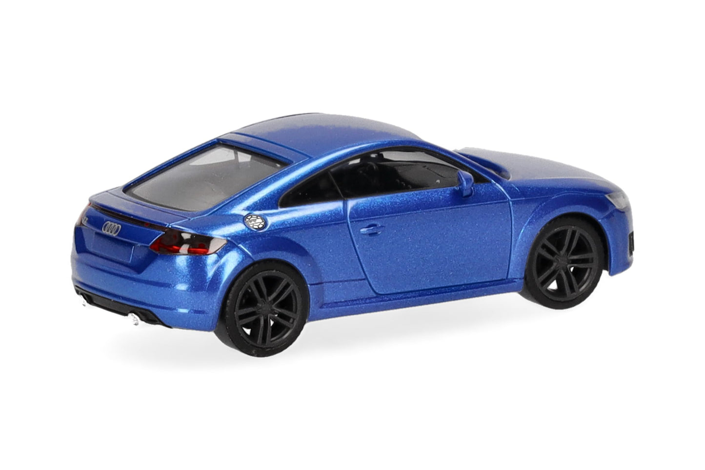 Herpa Audi TT Coupé, Miniatur 1:87, Sammlerstück, Made in Germany, Plastic, Culoare: arablau/Kristalleffekt