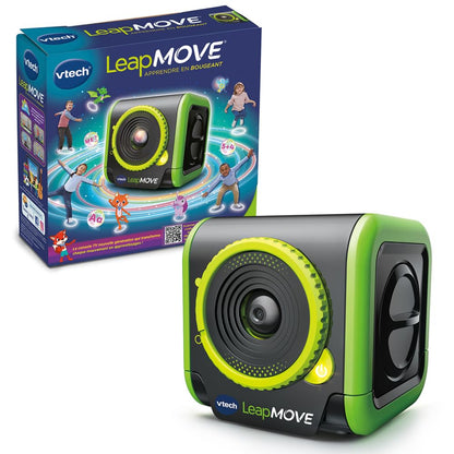 VTech LeapMOVE Consolă TV – Învățare prin mișcare cu 25 de aventuri și jocuri educaționale – Consolă pentru copii, Plug & Play, USB-C/HDMI – Cadou pentru copii de la 4 ani – Conținut în limba franceză