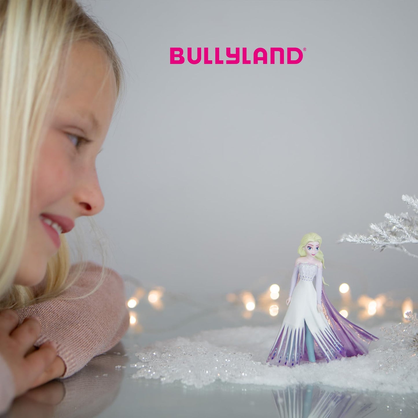 Bullyland 13413 - Set de figurine de jucărie aniversar Prințesa Elsa, Anna, Kristoff, Sven și Olaf din Walt Disney Regatul de Gheață, ideal ca mic cadou pentru copii de la 3 ani