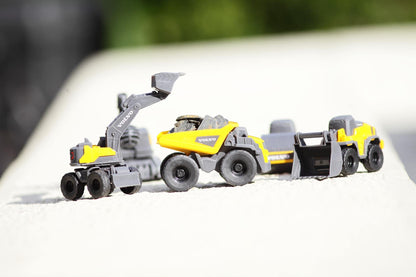 Dickie Toys Volvo Micro Workers, 5 vehicule șantier, 3+ ani