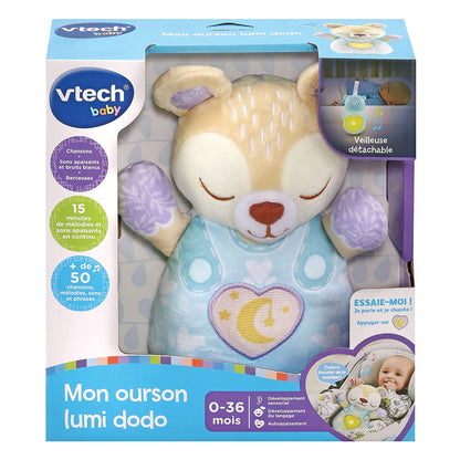 VTech Baby Bär Lumină de noapte interactivă 3-în-1 pentru bebeluși 0-3 ani