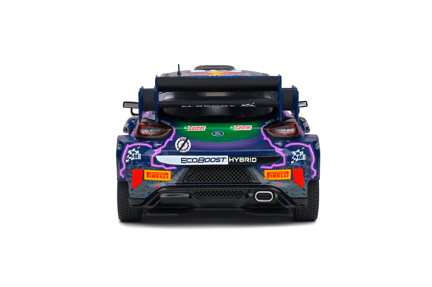 Solido Ford Puma WRC #19 Mașinuță Diecast de colecție 1:18 Rallye Monte Carlo 2022 3+ ani (lila)