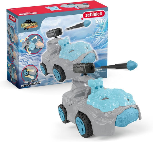 Schleich 42669 Eis-Crashmobil cu Mini Creature, 7 ani+, ELDRADOR CREATURES - Set de joc, 17 piese
