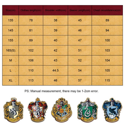 ZHIXUN Costum magician Harry Potter (L, rosu)