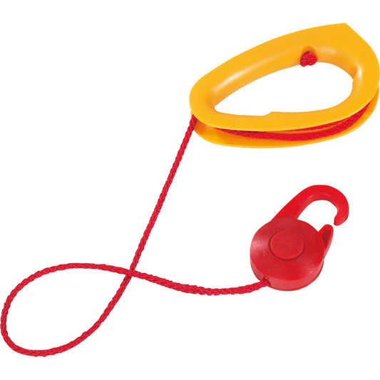 Cârlig de remorcare cu mâner și tambur de înfășurare, compatibil cu vehiculele BIG cu remorcă, accesorii Bobby-Car, cordon de remorcare, 172 cm 800001265