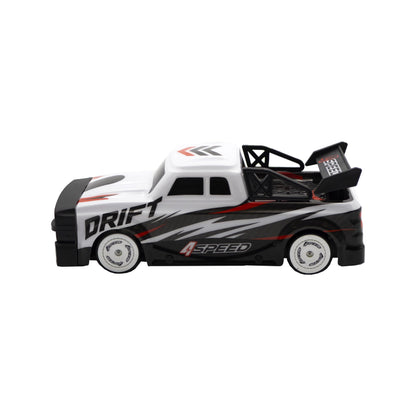 Mașină de drift și stunt cu telecomandă Silverlit 70013 - 4 viteze, 2,4 GHz, alb/negru, 24 cm