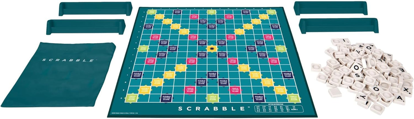 Mattel Games Scrabble Original, 10+ ani (versiune italiană)