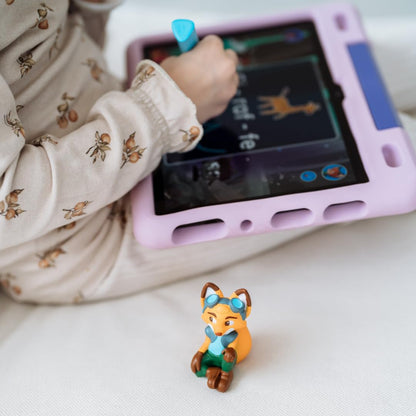 Edurino DE-S001 Set de învățare pentru citit și scris cu Mika 1 nivel 4+ ani cu stilou digital | Joc educațional digital inovator