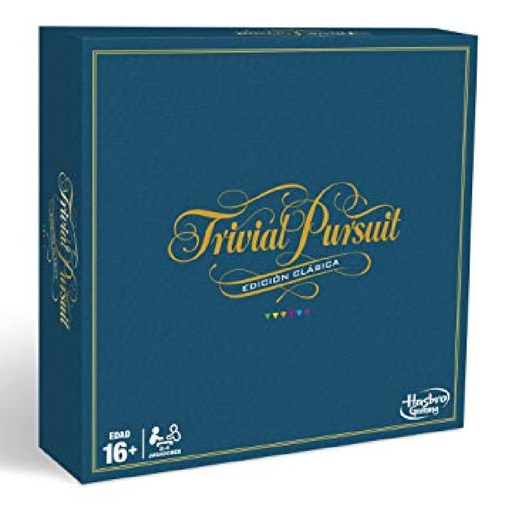 Joc de societate Trivial Pursuit (Versiunea Spaniolă), Multicolor - Hasbro Gaming