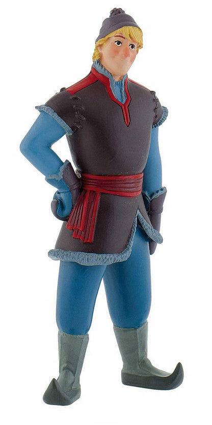 Bullyland 13413 - Set de figurine de jucărie aniversar Prințesa Elsa, Anna, Kristoff, Sven și Olaf din Walt Disney Regatul de Gheață, ideal ca mic cadou pentru copii de la 3 ani