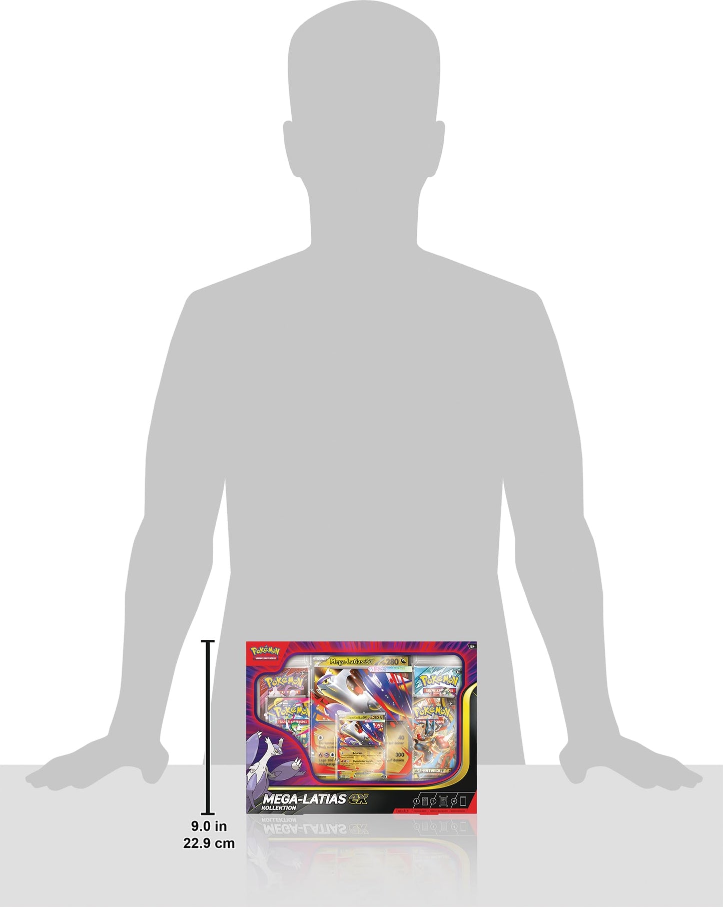 Pokémon Colecție Mega-Latias-ex, 4 boostere TCG