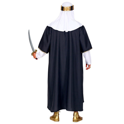 WIDMANN MILANO Costume de Petrecere - Kostüm Sultan, Tunică cu Robă, Turban, Arab, Scheic, Carnaval, Petrecere Tematică