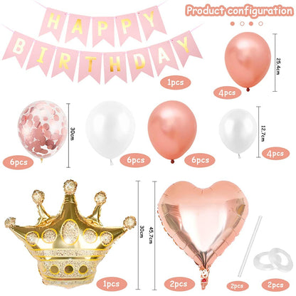 Sprinlot Balon folie cifra 8, roz auriu