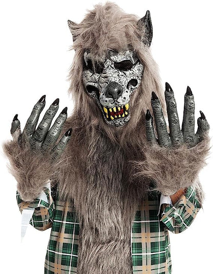 Spooktacular Creations Costum lup cu mască, 5-7 ani