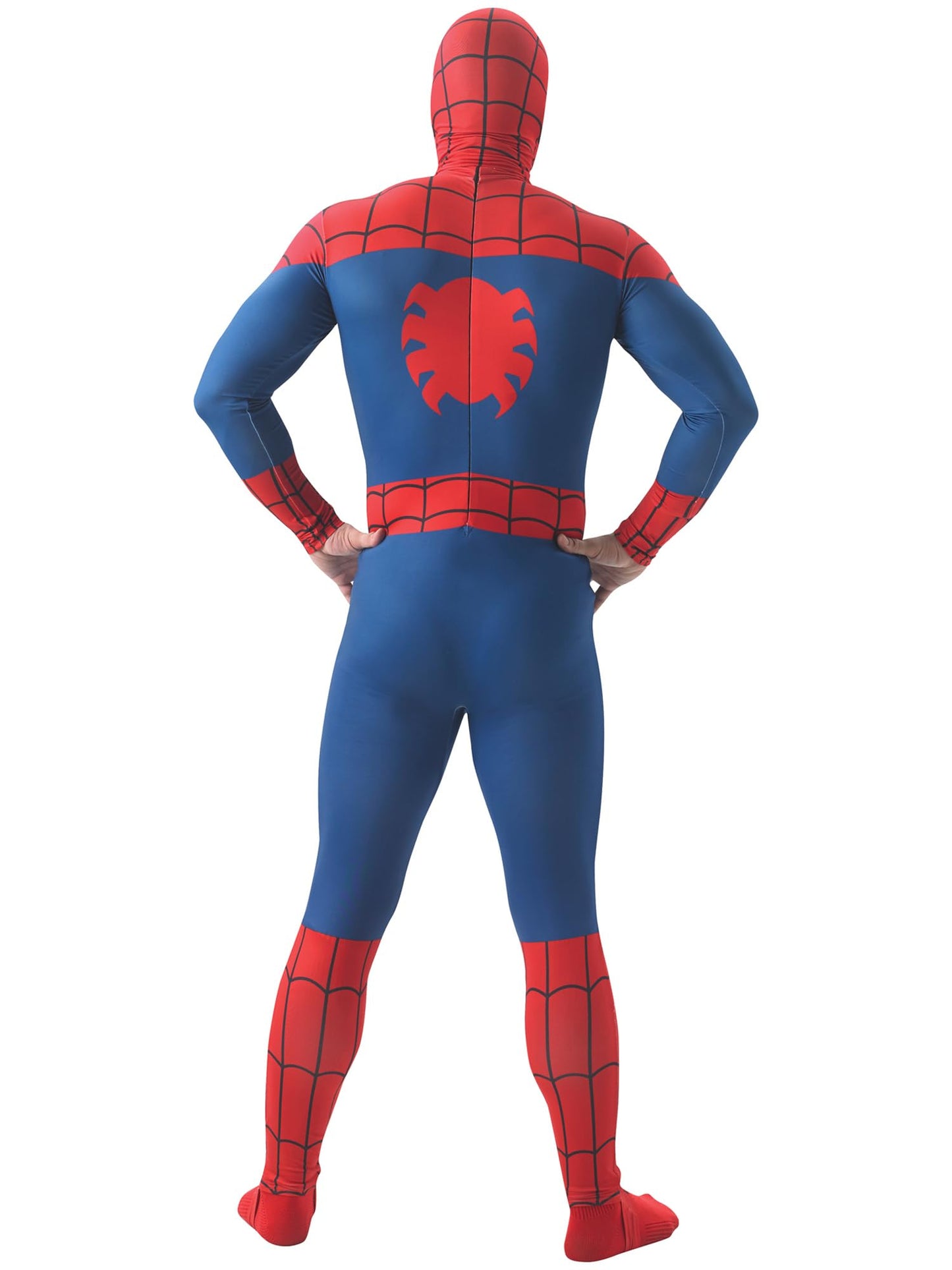 Rubie's Spiderman Deluxe Costum pentru adulți cu pernuțe musculare și mască