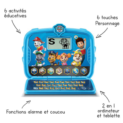 VTech Paw Patrol Tablet educațional 2 în 1 cu tastatură pliabilă pentru copii 3-7 ani (limba franceză)